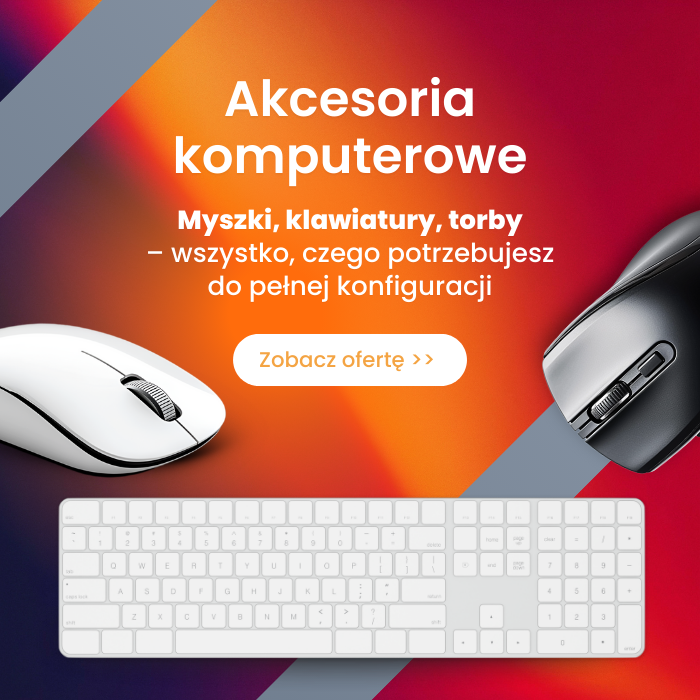 Akcesoria komputerowe dostępne w sklepie RAMOFFICE – klawiatury, myszy, zasilacze, torby i więcej